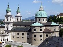 Salzburg Cathedral as seen from Festungsgasse.jpg