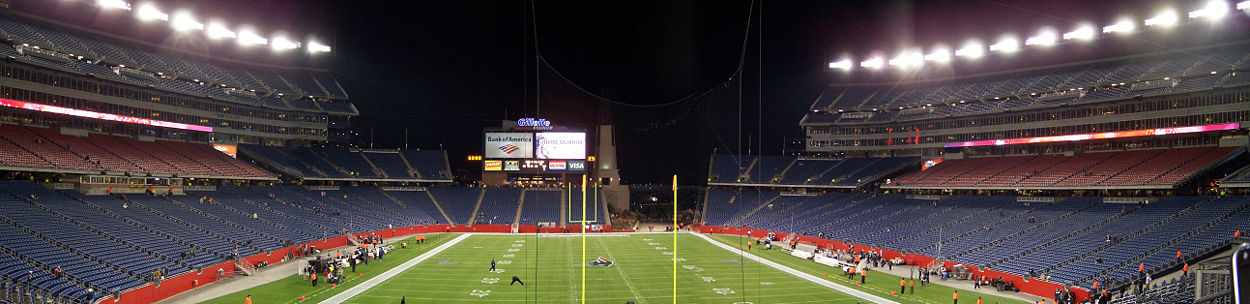 Панорама южной части стадиона