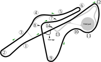 Fiorano; Ferrari's private test track.svg