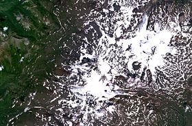 Вулкан Острый. Снимок НАСА.