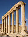 Columns in the inner court of the Bel Temple Palmyra Syria.JPG