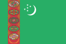 Flag of Turkmenistan.svg