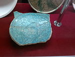 Part of the dish from middle ages in the Palace of Shirvanshahs.jpg