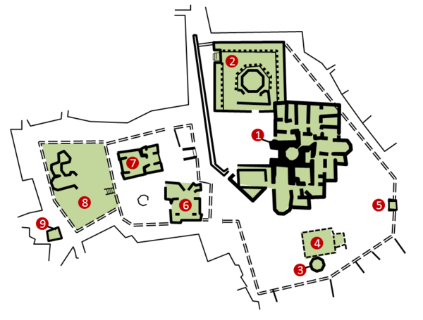 Plan of the Complex of The Palace of the Shirvanshahs.png