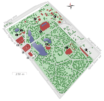 Map city park budapest hungary.svg